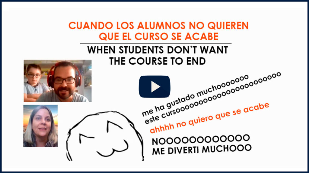 Cuando los alumnos no quieren que el curso se acabe