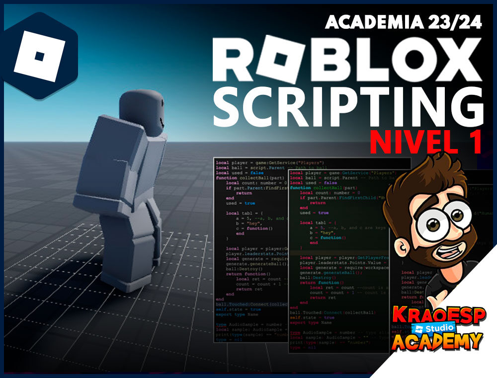 Academia de scripting con Roblox Studio - Nivel 1