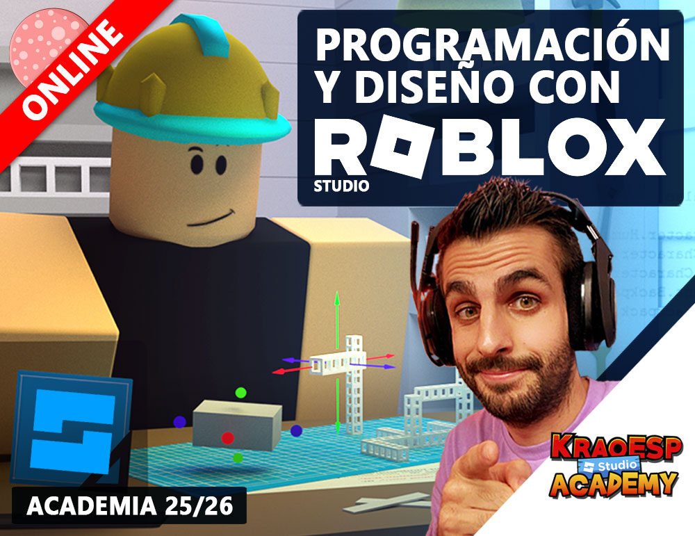 Academia de programación y diseño con Roblox Studio