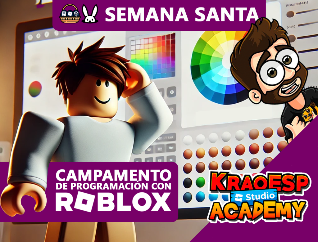 Campamentos de Semana Santa Krao Roblox Academy - Programación con Roblox
