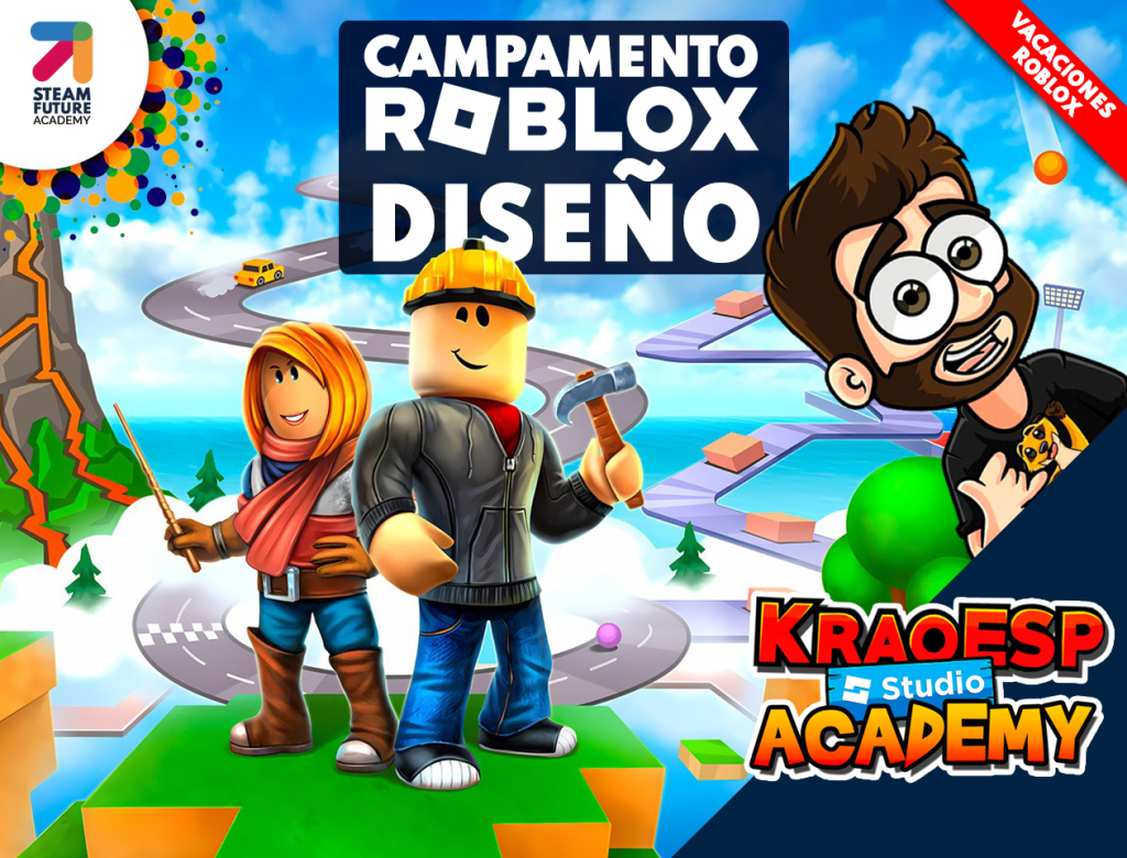 Campamentos de Verano / Vacaciones Krao Roblox Academy - Diseño y programación con Roblox