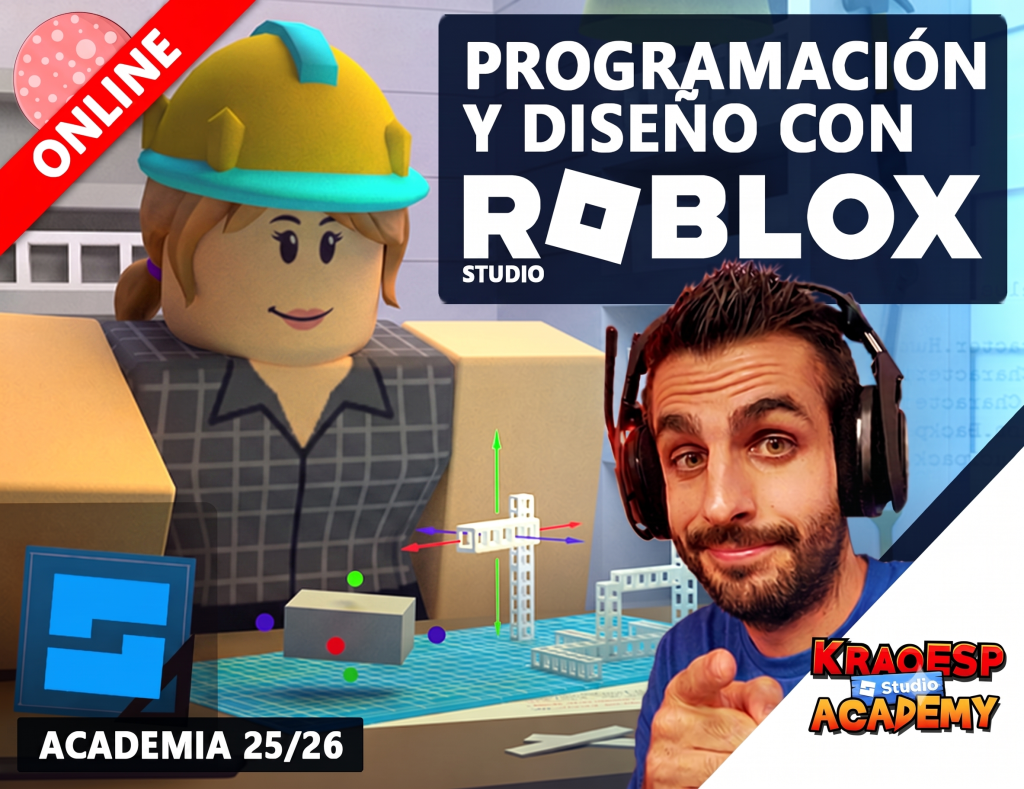 Academia de programación y diseño con Roblox Studio